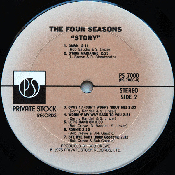 The Four Seasons - The Four Seasons Story