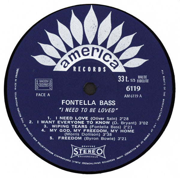 Fontella Bass - I Need To Be Loved