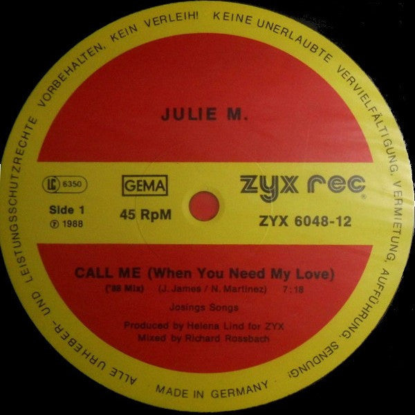 Julie M. - Call Me