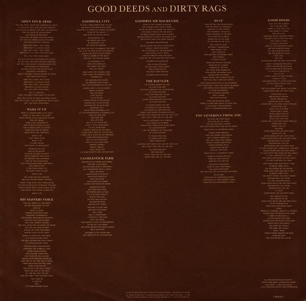 Goodbye Mr. Mackenzie - Good Deeds And Dirty Rags