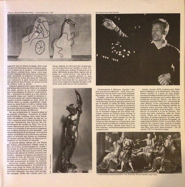 Erik Satie — Mady Mesplé, Danielle Millet, Andréa Guiot, Andrée Esposito, Orchestre De Paris / Pierre Dervaux (2) - Mercure-Socrate