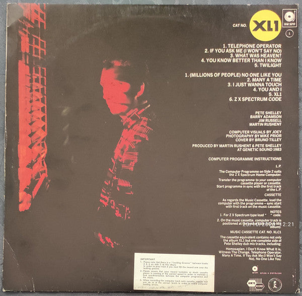 Pete Shelley - XL·1