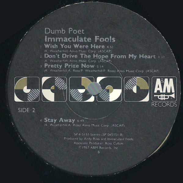 Immaculate Fools - Dumb Poet