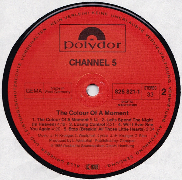 Channel 5 (2) - The Colour Of A Moment