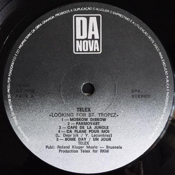 Telex - Looking For Saint Tropez