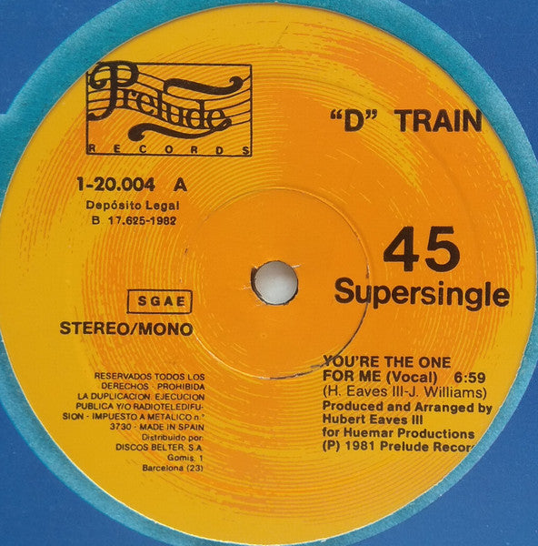 D-Train - You're The One For Me