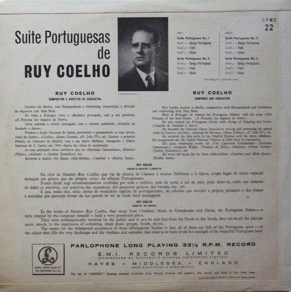 Ruy Coelho - Suites Portuguesas De Ruy Coelho