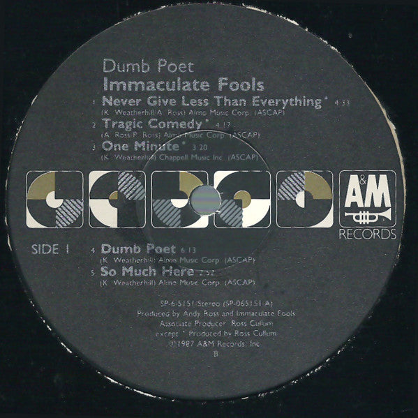 Immaculate Fools - Dumb Poet
