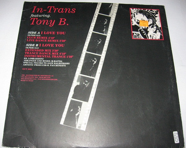 In-Trans Featuring Tony B. (14) - I Love You