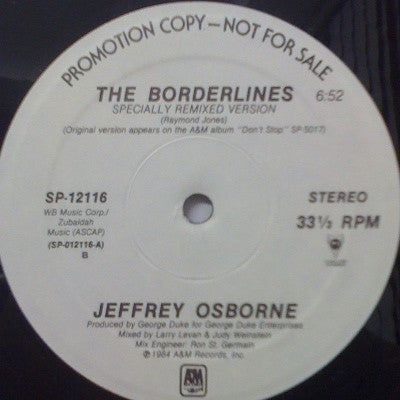 Jeffrey Osborne - The Borderlines