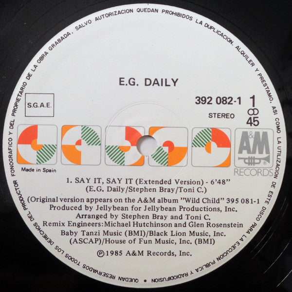E.G. Daily - Say It, Say It (Extended Version)