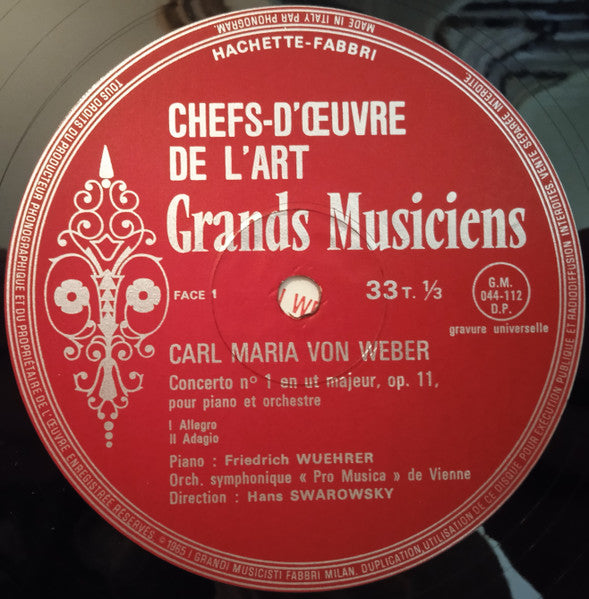 Carl Maria von Weber - Concerto N° 1 - Invitation À La Valse