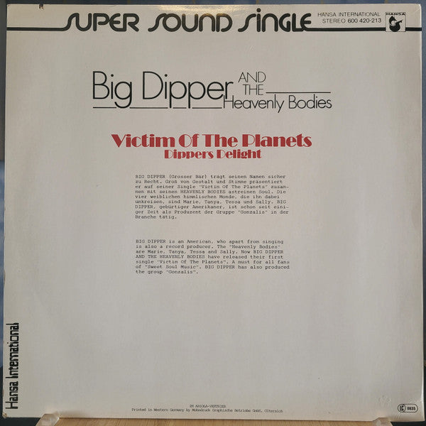 Big Dipper And The Heavenly Bodies - Victim Of The Planets