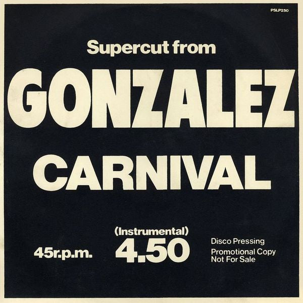 Gloria Jones / Gonzalez - Bring On The Love / Carnival