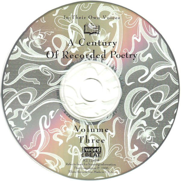 Various - In Their Own Voices (A Century Of Recorded Poetry)