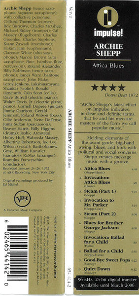 Archie Shepp - Attica Blues