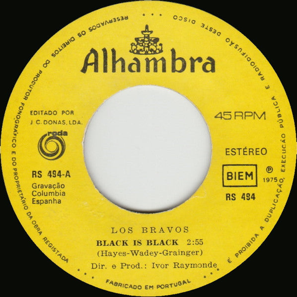Los Bravos - Black Is Black / Bring A Little Loving