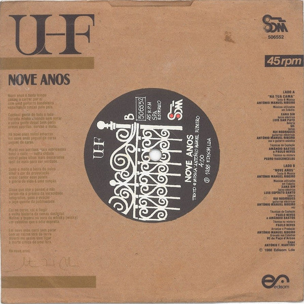 UHF (2) - Na Tua Cama / Nove Anos