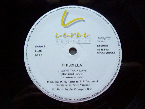 Priscilla (3) - Save Your Love