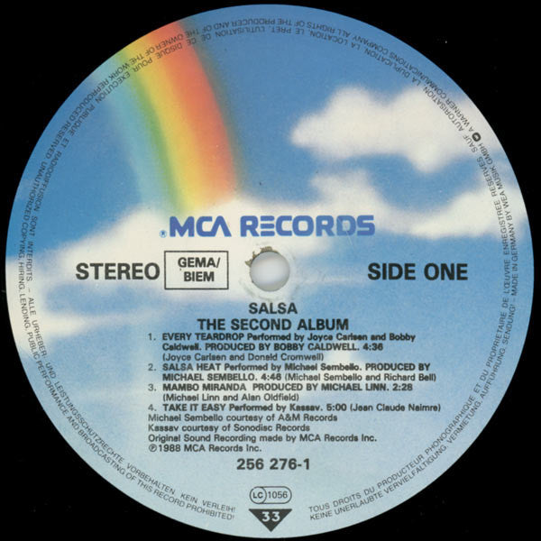 Various - Salsa / The Second Album (Original Motion Picture Soundtrack)