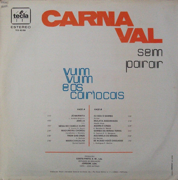 Vum Vum E Os Cariocas - Carnaval Sem Parar