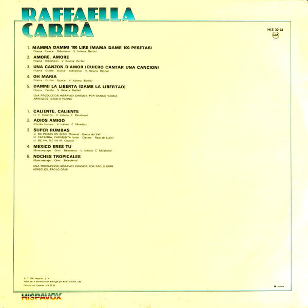 Raffaella Carrà - Mamma Dammi 100 Lire