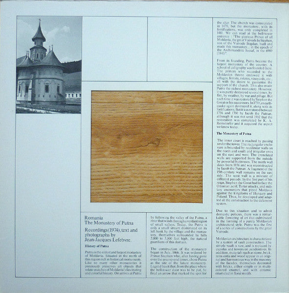 Putna Monastery Choir - Liturgie Des Catéchumènes (Roumanie)