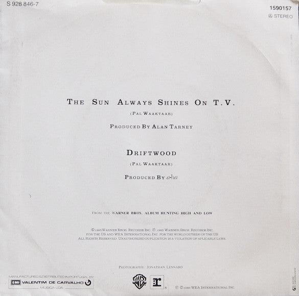 a-ha - The Sun Always Shines On T.V.