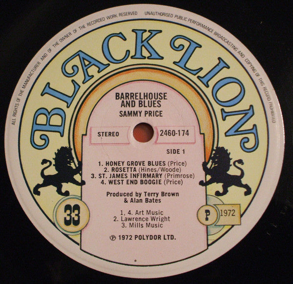 Sammy Price - Barrelhouse And Blues