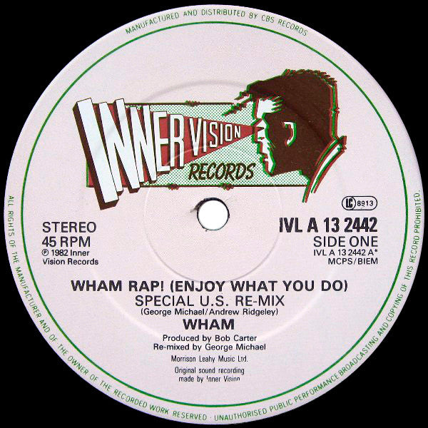 Wham! - Wham Rap! (Enjoy What You Do) (Special U.S. Re-Mix)