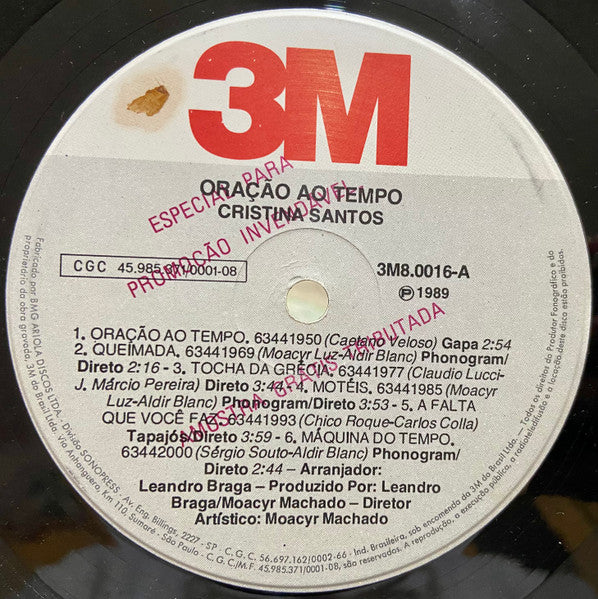 Cristina Santos (2) - Oração Ao Tempo