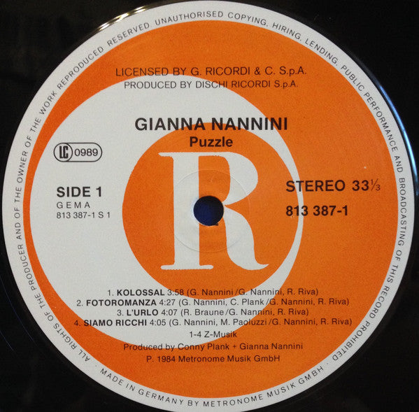 Gianna Nannini - Puzzle