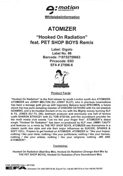 Atomizer (2) - Hooked On Radiation