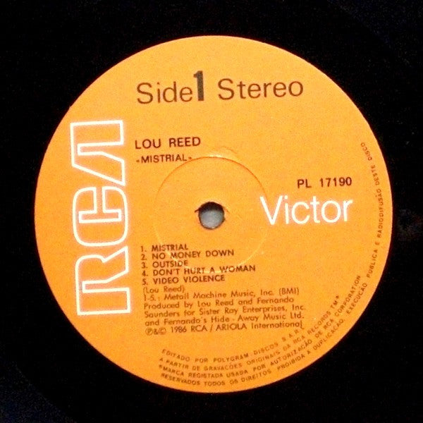 Lou Reed - Mistrial