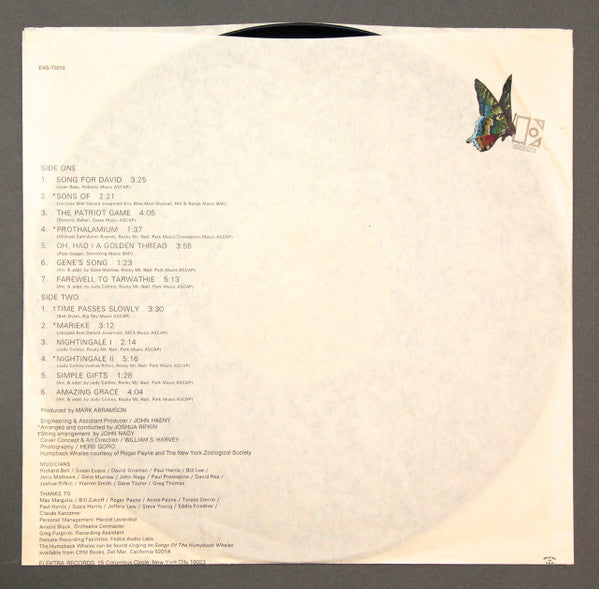 Judy Collins - Whales And Nightingales