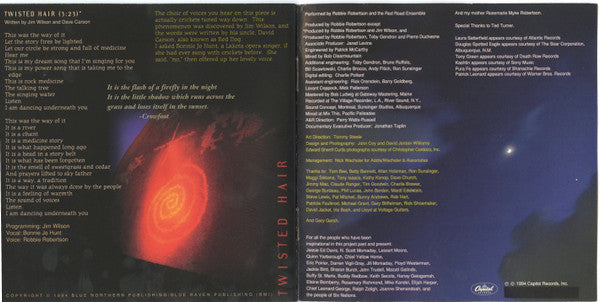 Robbie Robertson & The Red Road Ensemble - Music For The Native Americans