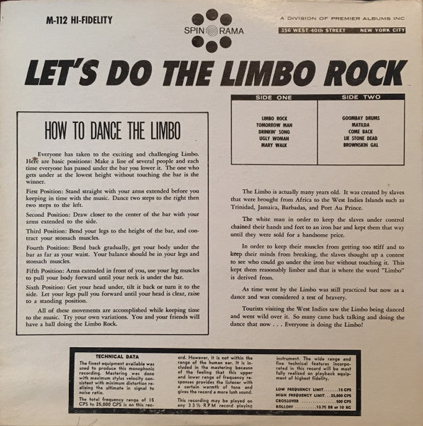 King Prince And The Islanders - Let's Do The Limbo Rock