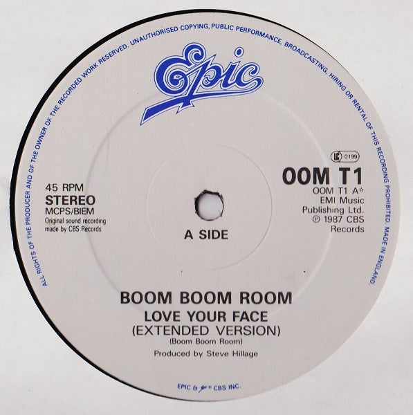 Boom Boom Room - Love Your Face