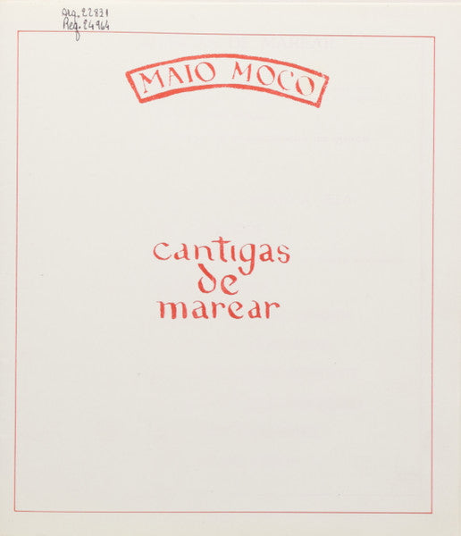 Maio Moço - Cantigas De Marear