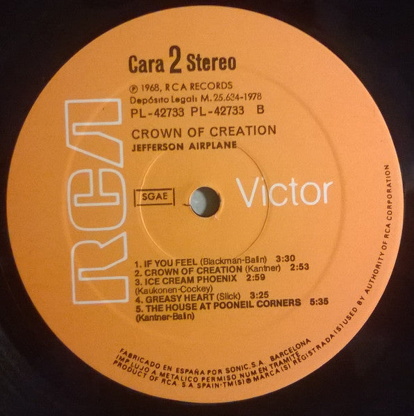 Jefferson Airplane - Crown Of Creation