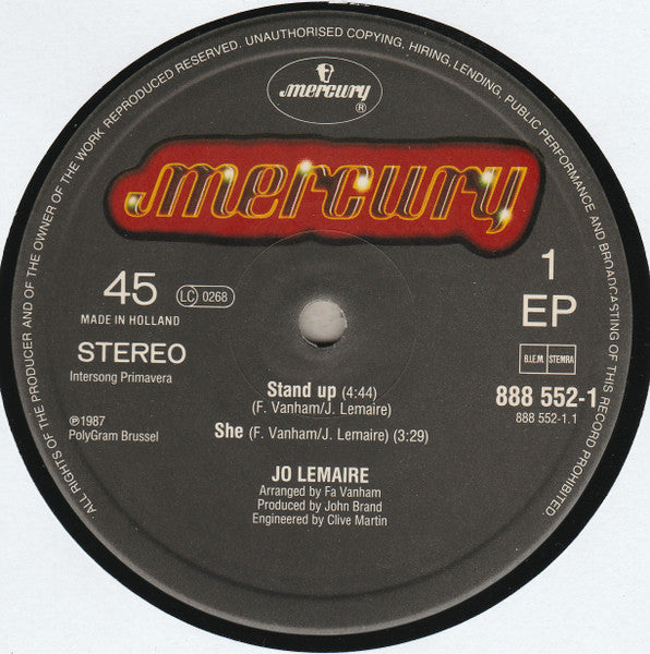 Jo Lemaire - Stand Up