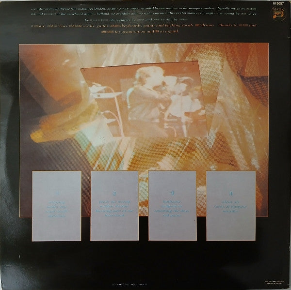 The Sound (2) - In The Hothouse