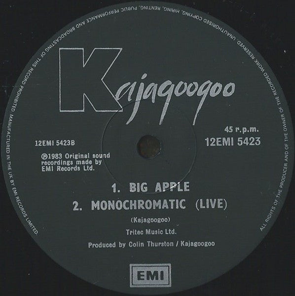 Kajagoogoo - Big Apple
