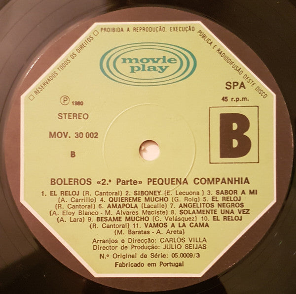 Pequeña Compañía - ....Y Al Principio, Boleros
