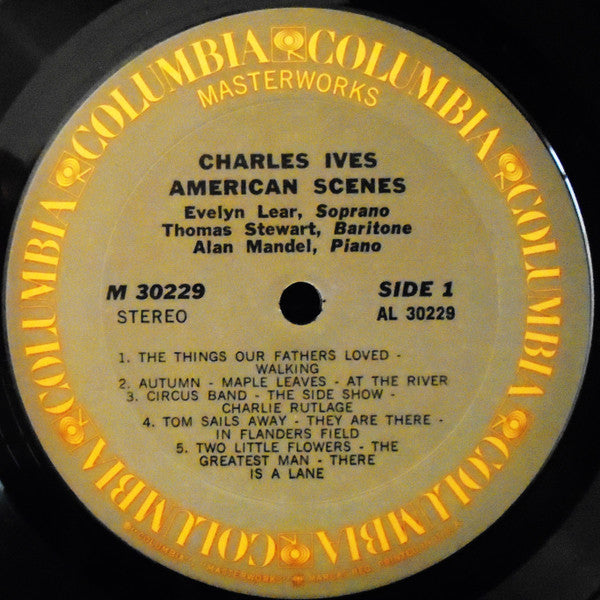 Charles Ives - Evelyn Lear / Thomas Stewart (2) / Alan Mandel - American Scenes · American Poets