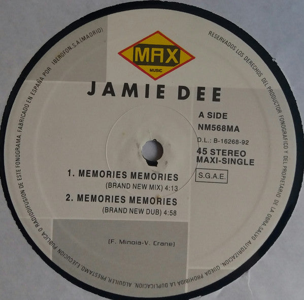 Jamie Dee - Memories Memories