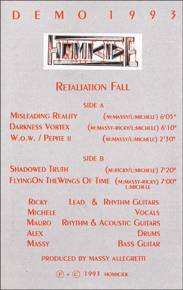 Homicide (8) - Retaliation Fall