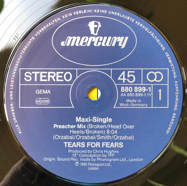Tears For Fears - Broken / Head Over Heels / Broken (Preacher Mix)
