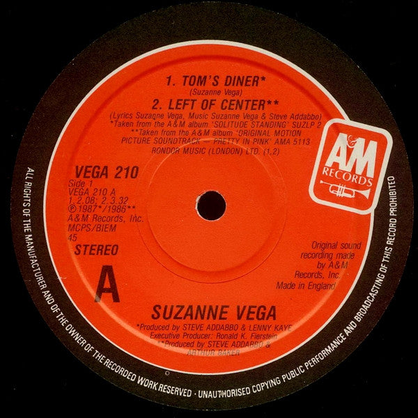 Suzanne Vega - Tom's Diner