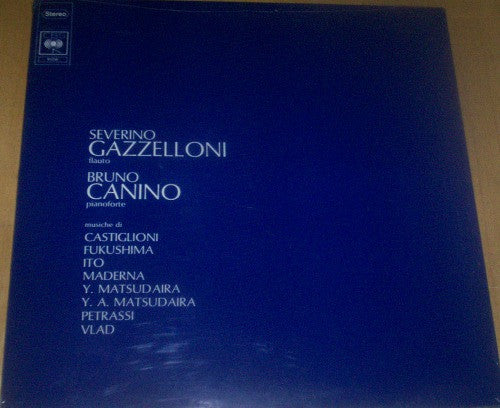 Severino Gazzelloni / Bruno Canino - Musiche Contemporanee Italiane E Giapponesi